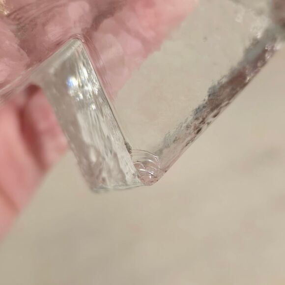 Vintage Wiesenthal hutte MCM German Clear Glass Angel Christmas Candle Holder - Picture 8 of 8